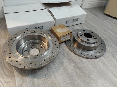 STOPTECH REAR ROTORS KIT + SUBARU OEM BRAKE PADS FOR OUTBACK, LEGACY  BAJA - Image 1 of 4