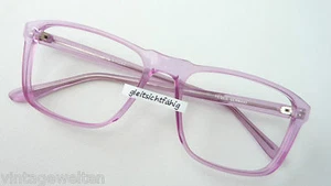 Markenbrille Lila made in Germany Vintage Brille große eckige Form Gr. L 54[]22 - Picture 1 of 4