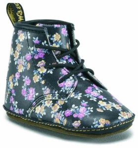 Dr. Martens Kids 3 Loch Auburn Black Mini Tydee - Picture 1 of 4