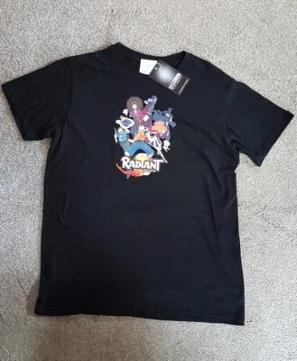 Abystyle | Camiseta Para Hombre Negra Manga Corta Estampado Gráfico Radiante / Talla Mediana Foto 1 de 4