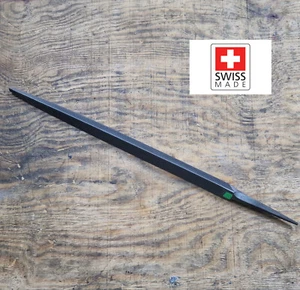 SWISS schwarz Triangular Files Second double cut # 0 14 " Long 350mm NOW 43 - Picture 1 of 6