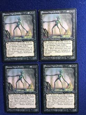 MTG x4 Legends Shimian Night Stalker U B 1 NM 3 LP English Language 1994