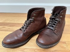 Men's Allen Edmonds Higgins Mill Boot Brown USA Sz 7.5 D Style 7540