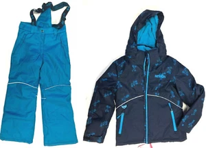 BNWT XMTN Boy's Youth 2 Piece Blue/Navy/Floral Snow Suit [XL-18] - Picture 1 of 1