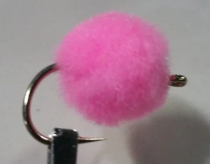 1 DZN - Brillo Bug, Rosa - Talla 10 - Trucha Salmón Steelhead Mosca Húmeda - Imagen 1 de 1
