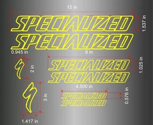 Specialized Outline Bike Frame Decal Set. 30 colors. Stumpjumper Demo Enduro  - Picture 1 of 2