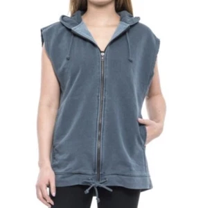 Free People Movement Workout Vagabond Vest Blue Oversized Small Nwt New - Picture 1 of 3