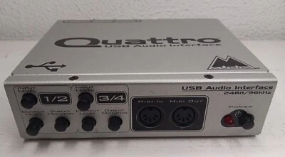 M-Audio Quattro USB Audio Interface Excellent Condition WORKS!  (Device Only) - Image 1 of 4
