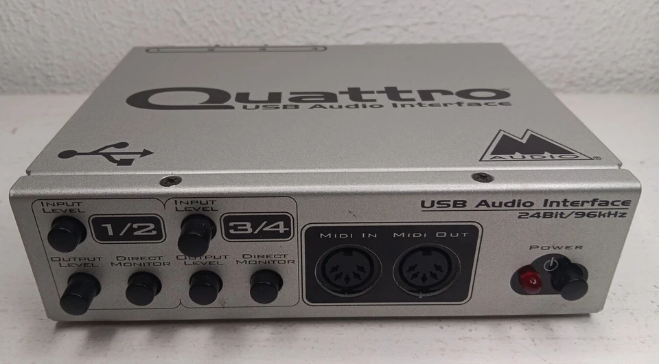 M-Audio Quattro USB Audio Interface Excellent Condition WORKS!  (Device Only) - Image 1 of 4