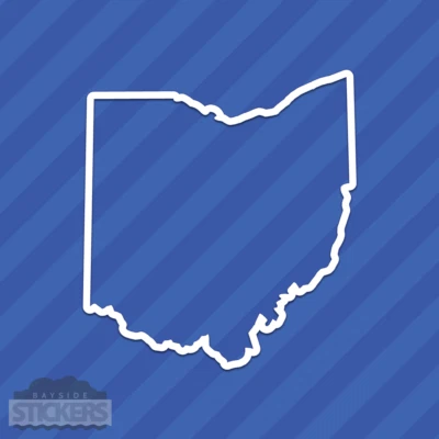 Calcomanía de vinilo Ohio OH State Outline Foto 1 de 2
