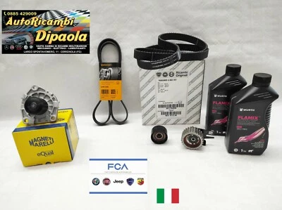 KIT DISTRIBUZIONE + POMPA ACQUA + ANTIGELO CINGHIA ALFA ROMEO GIULIETTA 2.0 JTDM - Immagine 1 di 3
