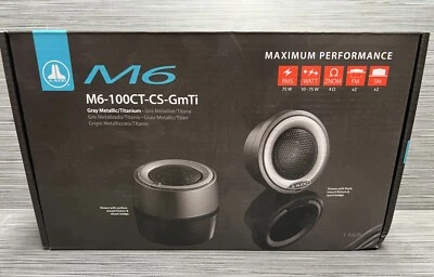 Par de tweeters marinos JL Audio M6-100CT-CS-GmTi M6 Series 1" JL Marine M6 Foto 1 de 4