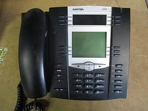 Aastra 6755i VOIP Telefoon Telephone Phone Handset Black Zwart PoE 4-lines - Photo 1/1