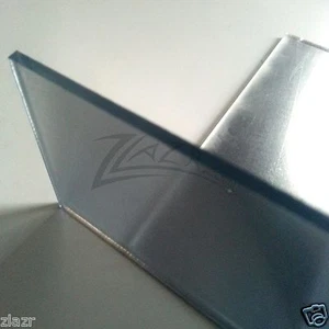 ESPEJO BIDIRECCIONAL 4"x4" Hoja Acrílica VER-THRU Plexiglás Vigilancia Espía Seguridad - Imagen 1 de 5