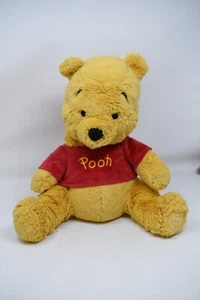 Winnie The Pooh Disney Store Exclusive Plush 16 Inch - Red Velvet Shirt - Picture 1 of 12