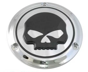 Derby Cover Zugriff Kupplung Skull Harley Davidson Dyna Softail Touring 1340 - Bild 1 von 6
