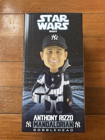 2023 Star Wars Anthony Rizzo Mandalorian BOBBLEHEAD UNOPENED New York Yankees Cover