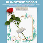 5 Pack Rhinestone Ribbon Trim Decorative Adhesive Rhinestones