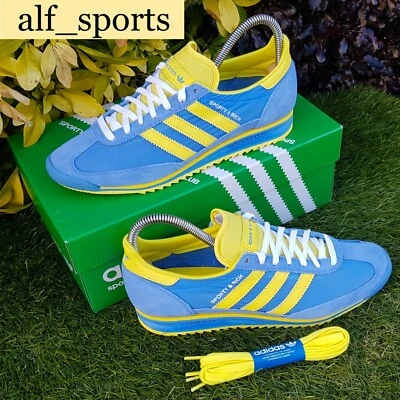 ❤ Scarpe da ginnastica Adidas Originals ® x Sporty & Rich SL 72 nuove con etichette e autentiche taglia UK 8 - Immagine 1 di 4