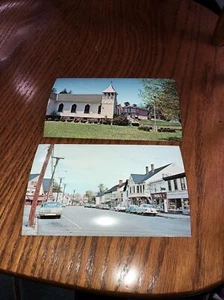 postcard Washingtonville main St St Marys Chuch NY - Picture 1 of 3