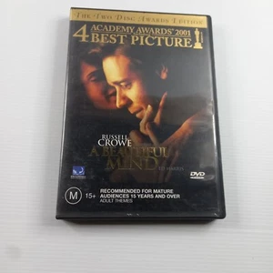 A Beautiful Mind (DVD, 2004) region 2 & 4 - Russell Crowe -2disc awards ed DVD - Picture 1 of 9