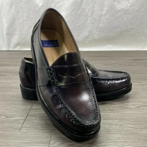 Nunn Bush Men's Lincoln Classic Penny Loafer Slip-On, Burgundy, Size 9.5 M - Picture 1 of 9