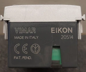 Vimar 20514 Eikon Next termostato con display per controllo temperatura ambiente - Foto 1 di 4