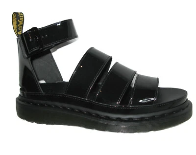 Sandalia Dr Martens Clarissa II Negra Plataforma Gladitor Wm Talla 9/41 Air Wair Quad Foto 1 de 4