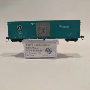 WHEELS OF TIME # 61075 ~ GREAT NORTHERN 50' BOX CAR # 200072 ~ N SCALE - Picture 1 of 4