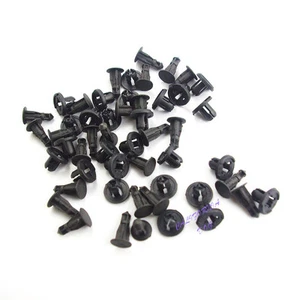 40Pcs Rivet Fastener Fender Retainer Push Clip MR200300 For Mitsubishi Honda - Imagen 1 de 5