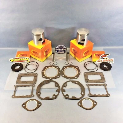 SPI JOHN DEERE 440 REED VALVE PISTON SETS COMPLETE GASKET KIT 1976-1978 JDX8 800 - Image 1 of 4