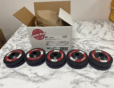 10 PCS  Scotch-Brite™ Clean and Strip XT Pro Disc T27, 4-1/2" x 7/8 in, S XCS 3M - Image 1 of 4