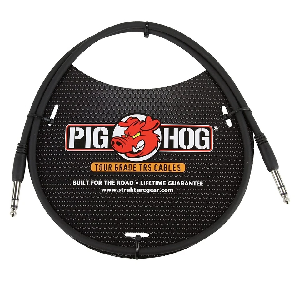 1/4" (6.3mm) Balanced Male to Male Shielded Instrument Pro Audio Cable - Image 1 of 1