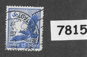 #7815   Sc C48  PF15 1934 Airmail Luftpost stamp / Third Reich Germany Air Mail - Picture 1 of 1