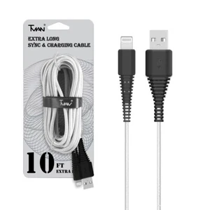 For iPhone 7 8 Plus iPhone 11 XR Xs Max 12 13 14 Charger USB Cable Cord 10FT - Picture 1 of 5