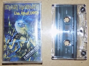 IRON MAIDEN  LIVE AFTER DEATH  2 RECORD SET Cassette Tape  (SOLD AS IS) - Picture 1 of 1