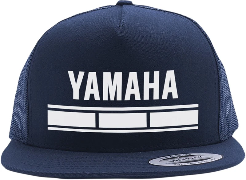FX Yamaha Legend Snapback Mesh Hat Navy Blue 22-86202 - Image 1 of 1