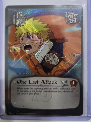 Naruto CCG One Last Attack PR-017 Wavy Foil Promo Mission NM - Image 1 of 2