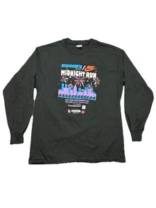 Vintage 90s New York Runners Club 1993 Midnight Run Central Park Nike t-shirt - Picture 1 of 4