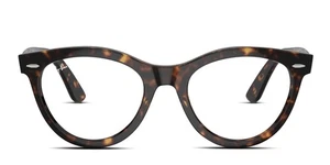 Ray Ban RB2185V Dark Havana Tortoise Round Eyeglasses Frame 51-21 - Picture 1 of 3
