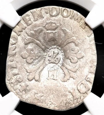American Colonies. Billon 15 Deniers, Lis C/S, Edict of 1640, NGC XF, C/S: UNC - Image 1 of 4