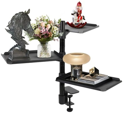Multifunctional Clamp on Desk Shelf，Desk Extension for Home/Office/Game Room - Image 1 of 4