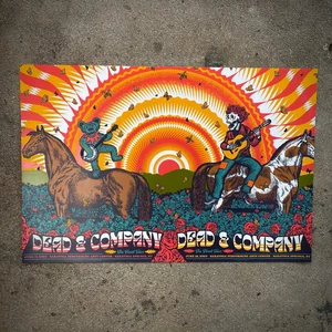 Dead & Company SPAC 2023 UNCUT SET Saratoga Springs NY Poster Edition of 60 - Picture 1 of 2