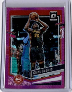 2023-24 Panini Donruss Optic - Clint Capela #5 Rosa Hyper Prizm - Foto 1 di 2