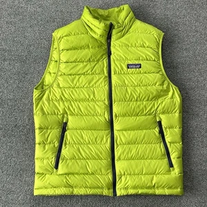 Patagonia Jacket Men Medium Down Sweater Vest Puffer Goose 800 Fill Zip - Picture 1 of 12