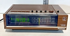 Vintage Panasonic FM-AM 2-Band Electronic Clock Radio - Picture 1 of 8
