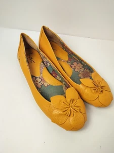 B.O.C. By Born Damen Komfort Ballerinas Senf Größe 10/Landhaus Boho Chic Kern - Bild 1 von 8