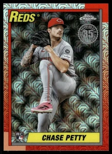 2025 Topps Update Chase Petty 1990 Topps Baseball Chrome Silver Pack RC #U90C-89 - Picture 1 of 2