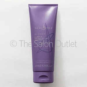 Neal & and Wolf blondes lila aufhellendes Shampoo 250ml (UVP £14,75) - Bild 1 von 1