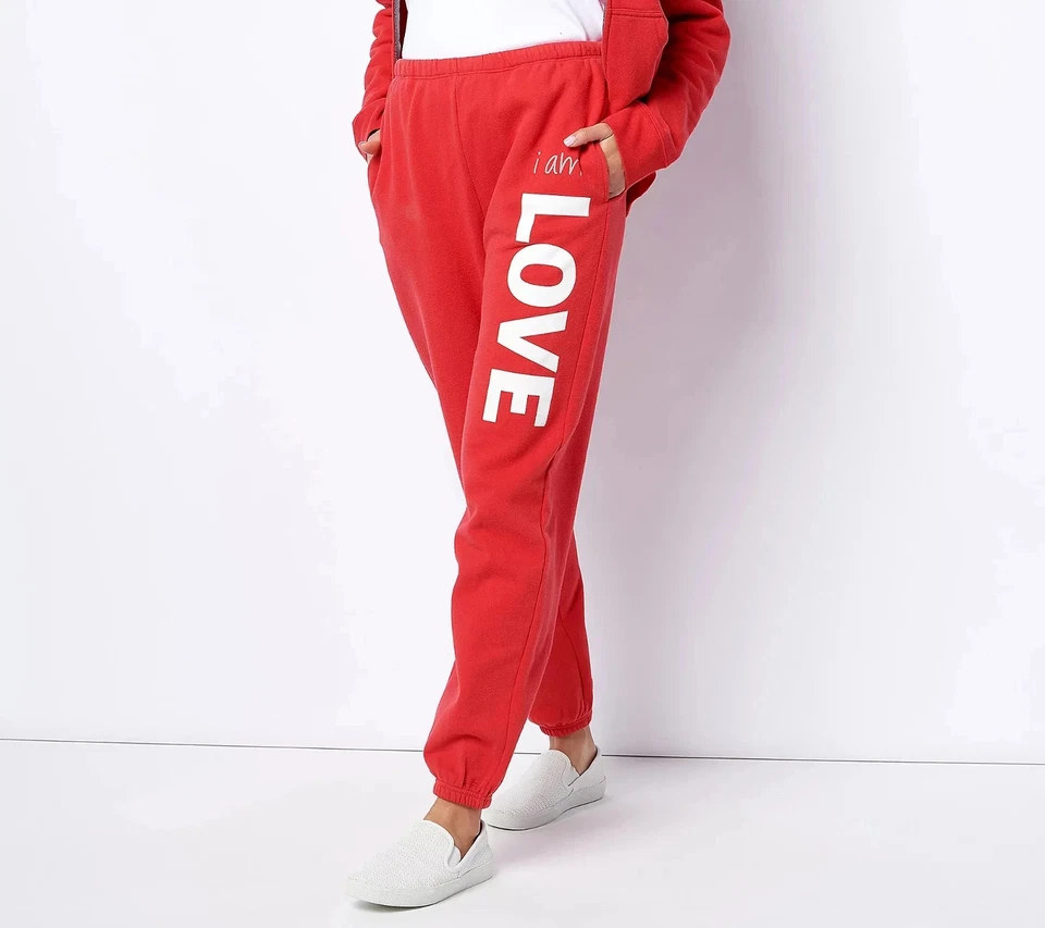 Pantalón polar Peace Love World Regular Love 2 Love rojo XX-pequeño A477831 Foto 1 de 1
